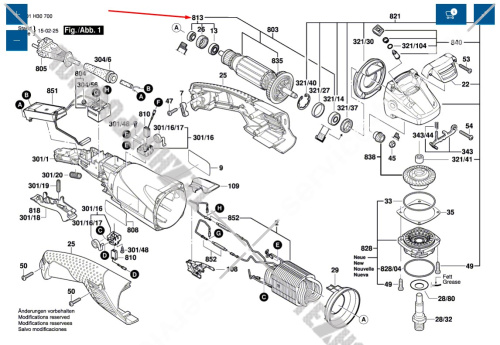 Подшипник ротора болгарки Bosch GWS 14-125 CIE (3601H25000) 1607000378 купить в сервисном центре Технопрофиль фото 6