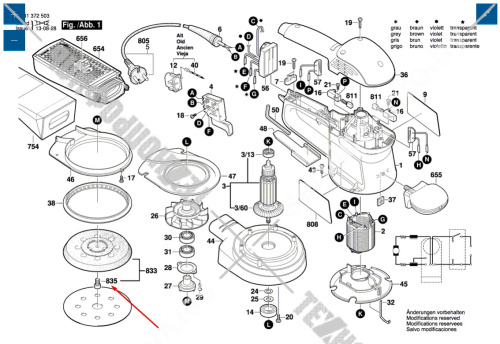 Винт__GEX 125 AC / PEX 400 AE  (внутренний шестигранник) купить в сервисном центре Технопрофиль фото 4