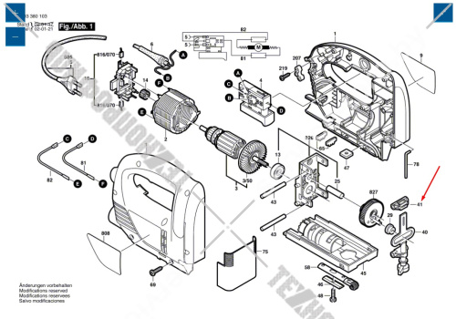 Подшипник скольжения к PST 650 BOSCH (2605801037) купить в сервисном центре Технопрофиль фото 2