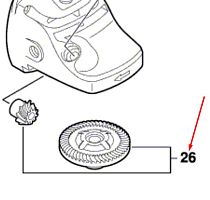 Комплект зубчатых колес к GWS 22/24-230 H/JH  BOSCH (1600A012VU) купить в сервисном центре Технопрофиль