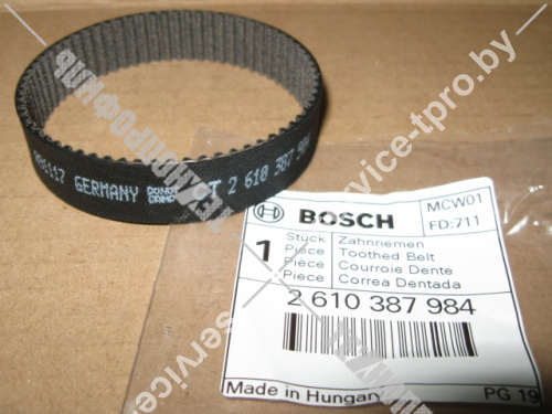 Ремень ленточной шлифмашины Bosch PBS 7AE (0603391768) 2610387984 купить в сервисном центре Технопрофиль