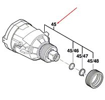 Коробка редектора к гайковерту GDX 18 V-EC BOSCH (2609199372) купить в сервисном центре Технопрофиль