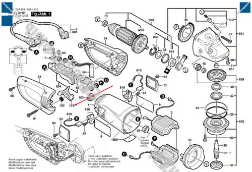 Толкатель фиксатора к GWS 22/24/26 BOSCH (1601990004) купить в сервисном центре Технопрофиль фото 2