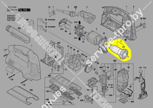 Ротор__GST 1400 BCE / GST 160 BCE (2604011420) купить в сервисном центре Технопрофиль