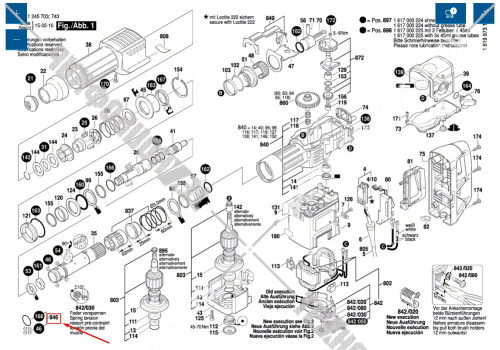 Сервисный пакет к GBH 11 DE BOSCH (1617000241) купить в сервисном центре Технопрофиль фото 2