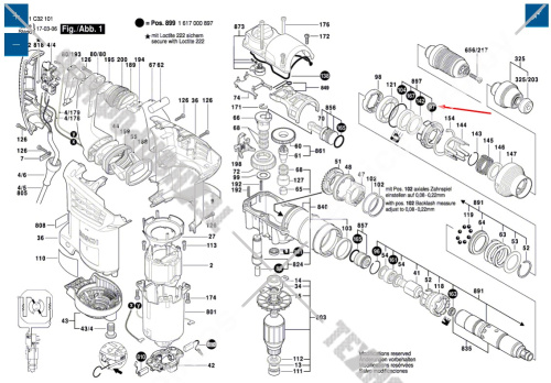 Гильза уплотняющая__GBH 4-32 DFR купить в сервисном центре Технопрофиль фото 2
