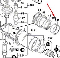 Уравнительная шайба 1,0 мм к GBH 4-32 DFR BOSCH (1610102081) купить в сервисном центре Технопрофиль
