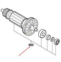 Подсбор ротора к PMF 220 CE / PMF 250 CES BOSCH (1604010B5G) купить в сервисном центре Технопрофиль
