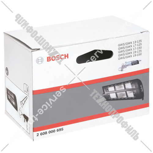 Пылезащитный фильтр для GWS / GWX Professional BOSCH (2608000695) купить в сервисном центре Технопрофиль фото 4