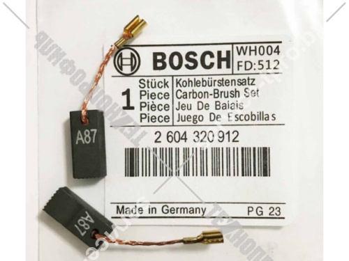 Угольные щетки лобзика BOSCH GST 80 PBE (0601581803) 2604320912 купить в сервисном центре Технопрофиль