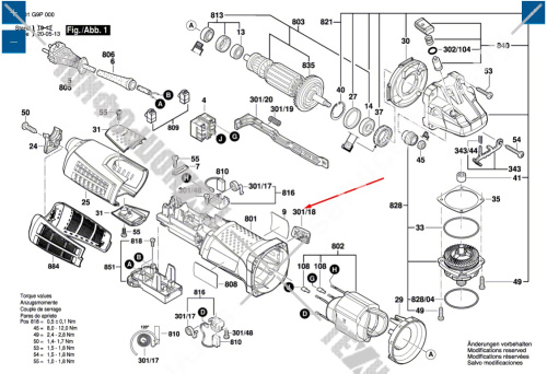 Кнопка выключателя болгарки УШМ Bosch GWS 15-125 CIE (3601G96000) 1602026091 купить в сервисном центре Технопрофиль фото 5