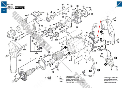 Щеточная пластинка к PSB 850-2 RE / GSB 22-2 RE BOSCH (2604337096) купить в сервисном центре Технопрофиль фото 5