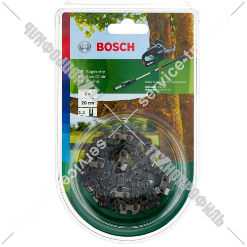 Цепь 20 см для пилы UniversalChainPole 18 и UniversalChain 18 (20 см, 3/8", 1,1 мм) BOSCH (F016800489) купить в сервисном центре Технопрофиль