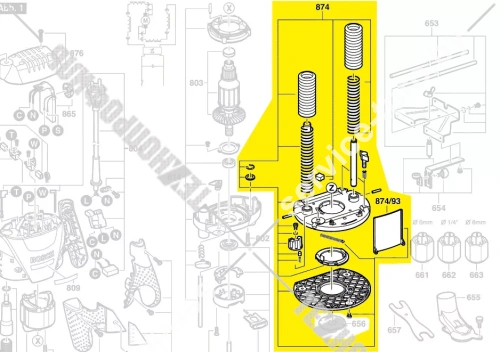 Плита основания__POF 1200 AE / POF 1400 ACE (1609203V53) купить в сервисном центре Технопрофиль