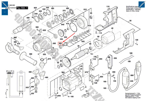 Шарикоподшипник к GDB 180 WE BOSCH (160090004E) купить в сервисном центре Технопрофиль фото 2
