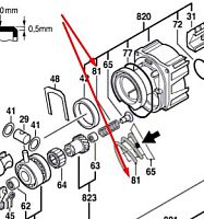Пружина сжатия к GBH 4 DFE / GBH 2-24 DFR BOSCH (1614611009) купить в сервисном центре Технопрофиль