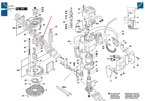 Качающаяся плита к GOF 1300 ACE BOSCH (3601021510) купить в сервисном центре Технопрофиль фото 2