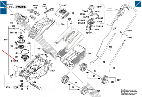 Подшипник к Rotak 32/ Rotak 34/ Rotak 37/ ALR 900/ AVR 1100 BOSCH (F016L67442) купить в сервисном центре Технопрофиль фото 2