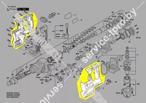 КОРПУС ПЕРФОРАТОРА купить в сервисном центре Технопрофиль