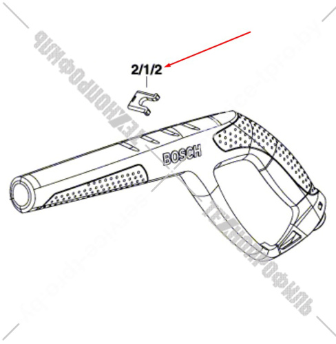 Ограничитель поддона к мойке AQUATAK CLIC 125 / 135 / 140 BOSCH (F016F03988) купить в сервисном центре Технопрофиль