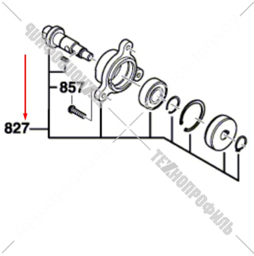 Крышка редуктора к PCM 8 S BOSCH (1609203T80) купить в сервисном центре Технопрофиль
