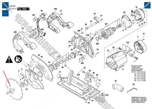Шайба пружинная к PKS 66 AF BOSCH (1609203Y20) купить в сервисном центре Технопрофиль фото 5