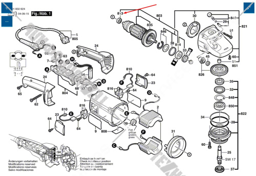 Подшипник 22х8х7 болгарки Bosch GWS 9-125 CE (0601344703) 1600905011 купить в сервисном центре Технопрофиль фото 4