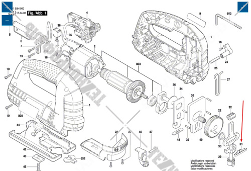 Пружина сжатия к лобзикам PST / GST BOSCH (160461201E) купить в сервисном центре Технопрофиль фото 6