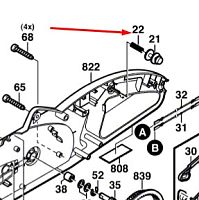Пружина сжатия к пилам AKE / GKE BOSCH (1604617008) купить в сервисном центре Технопрофиль