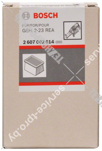 Фильтр к системе пылеудаления перфоратора GBH 2-23 REA BOSCH (2607002614) купить в сервисном центре Технопрофиль фото 3