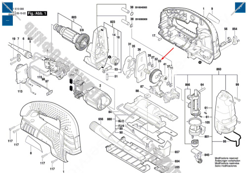 Эксцентриковая шестерня к GST 150 BCE BOSCH (2606320099) купить в сервисном центре Технопрофиль фото 2