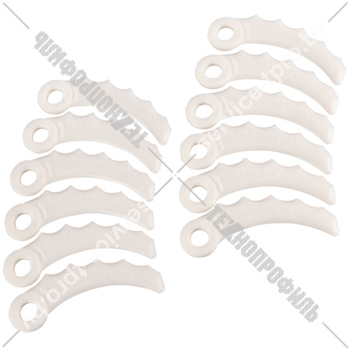 Сменные пластиковые ножи (12 шт) к головке 198383-1 (DUR189 / DUR368 / DUR369) MAKITA (198426-9) купить в сервисном центре Технопрофиль фото 2