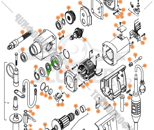 Сальник 30х40х5 для DBM131 MAKITA (EE83000070) купить в сервисном центре Технопрофиль