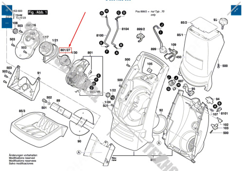 Натяжитель ремня для Rotak и AXT Rapid BOSCH (F016104211) купить в сервисном центре Технопрофиль фото 2