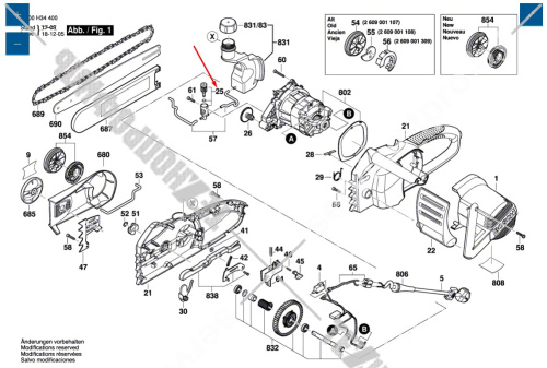 Масляный насос к AKE 35/40 S BOSCH (1600A009Y6) купить в сервисном центре Технопрофиль фото 6