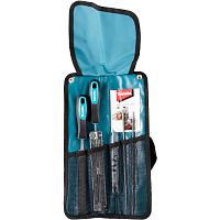 Набор для заточки цепи (3 напильника с ручками, шаблон, сумка) MAKITA (D-72154) купить в сервисном центре Технопрофиль Набор для заточки цепи (3 напильника с ручками, шаблон, сумка) MAKITA (D-72154) купить в сервисном центре Технопрофиль